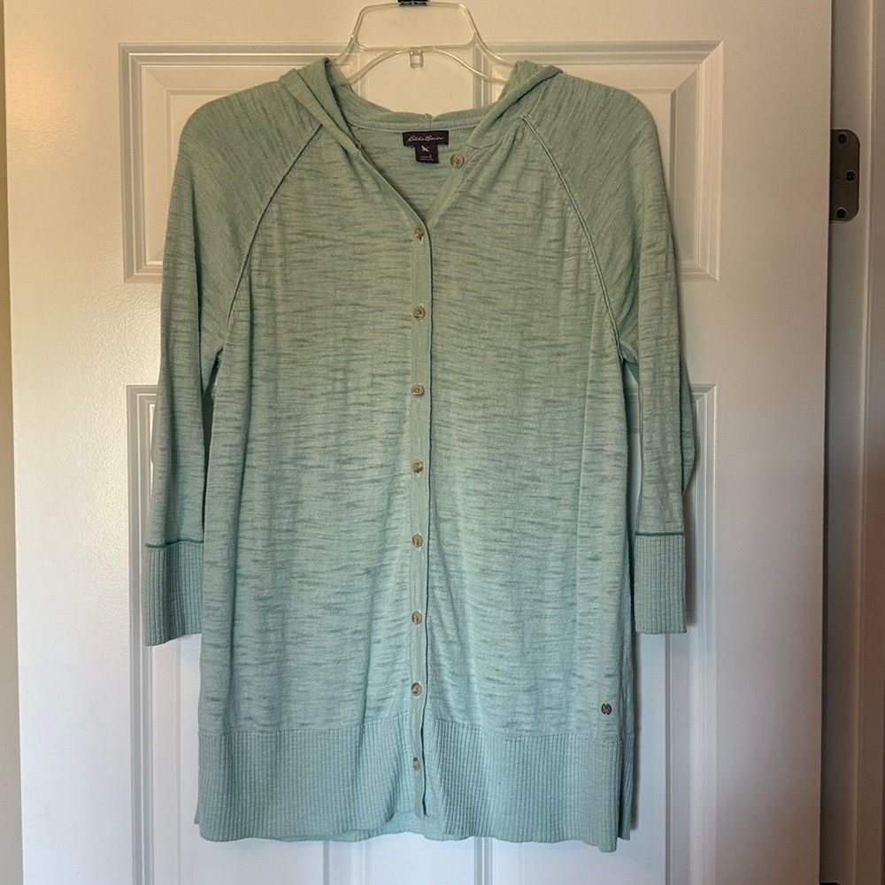 Eddie Bauer Hooded Sweater Sz L